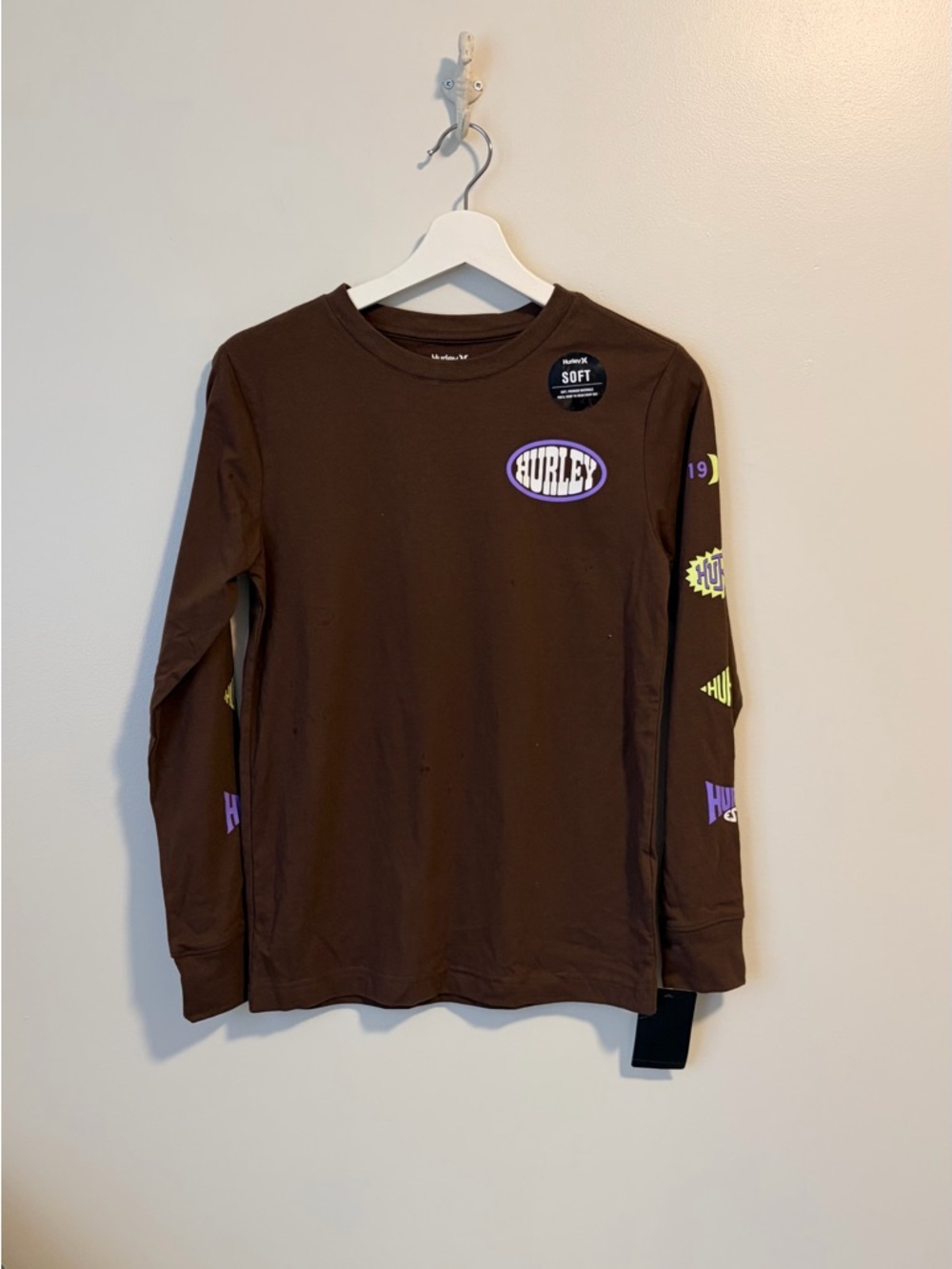 Hurley Long Sleeve Crew Neck Tee - NWT!